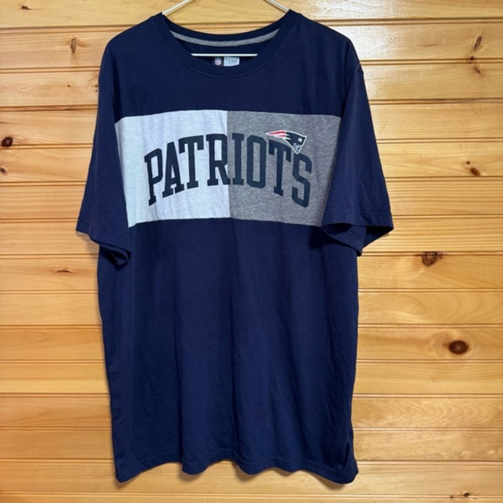 NFL Team Apparel Patriots Navy Blue T-Shirt XL